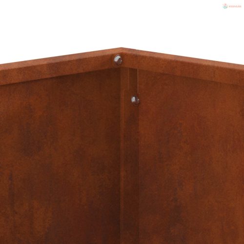 Tűzrakó Barna 80 x 80 x 40 cm Időjárásálló acél