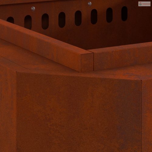 Füstmentes Tűzhely Barna 58 x 58 x 51 cm Időjárásálló acél