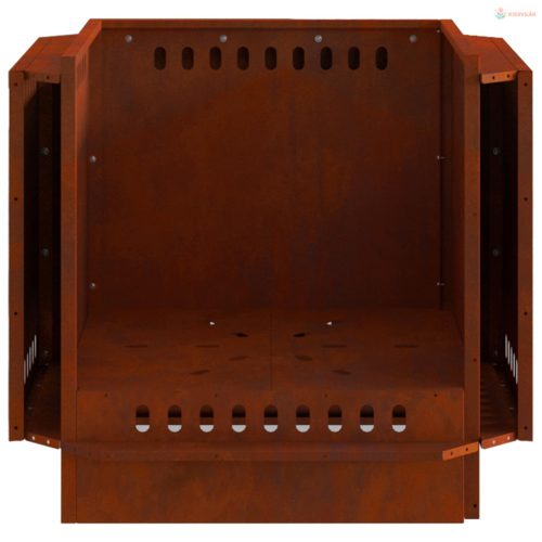 Füstmentes Tűzhely Barna 58 x 58 x 51 cm Időjárásálló acél