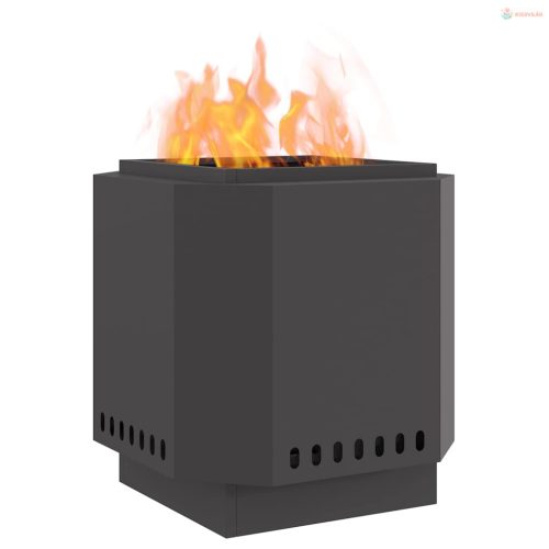Füstmentes Tűzhely Fekete 48 x 48 x 51 cm Acél