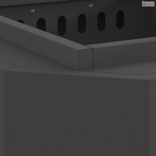 Füstmentes Tűzhely Fekete 48 x 48 x 51 cm Acél