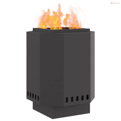 Füstmentes Tűzhely Fekete 38 x 38 x 51 cm Acél