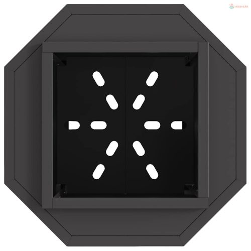 Füstmentes Tűzhely Fekete 38 x 38 x 51 cm Acél