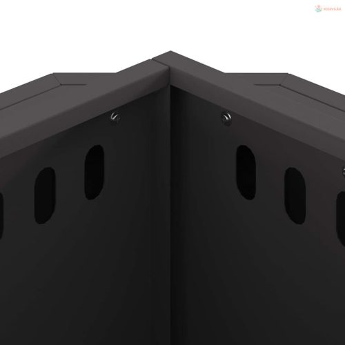 Füstmentes Tűzhely Fekete 38 x 38 x 51 cm Acél