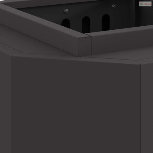 Füstmentes Tűzhely Fekete 38 x 38 x 51 cm Acél