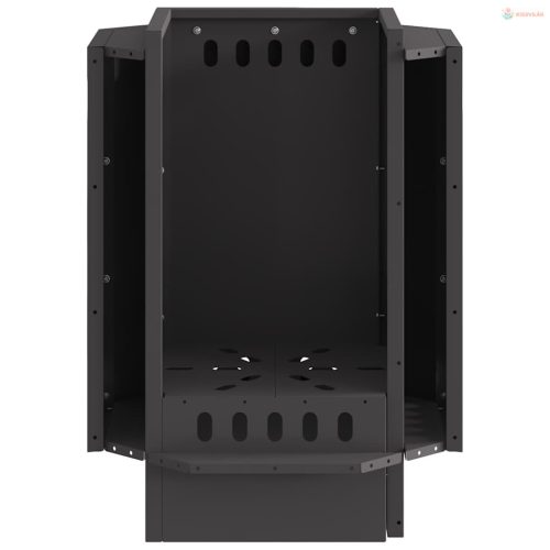 Füstmentes Tűzhely Fekete 38 x 38 x 51 cm Acél