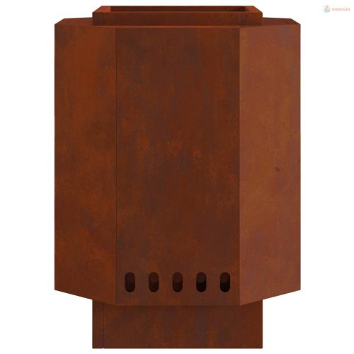 Füstmentes Tűzhely Barna 38 x 38 x 51 cm Időjárásálló acél