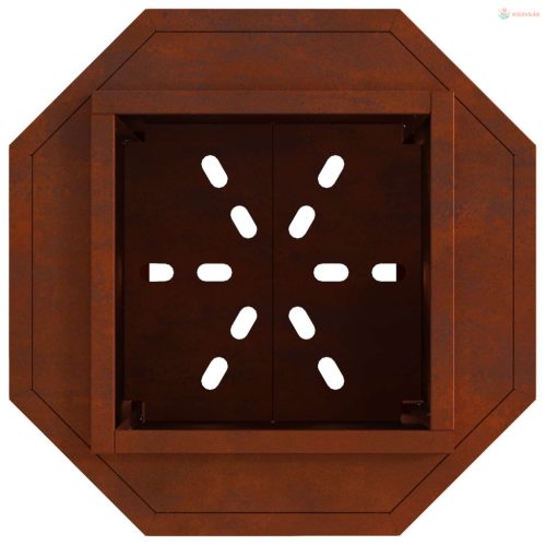 Füstmentes Tűzhely Barna 38 x 38 x 51 cm Időjárásálló acél