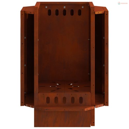 Füstmentes Tűzhely Barna 38 x 38 x 51 cm Időjárásálló acél