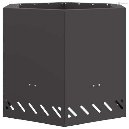 Füstmentes Tűzhely Fekete 58 x 58 x 51 cm Acél