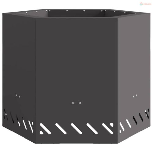 Füstmentes Tűzhely Fekete 58 x 58 x 51 cm Acél