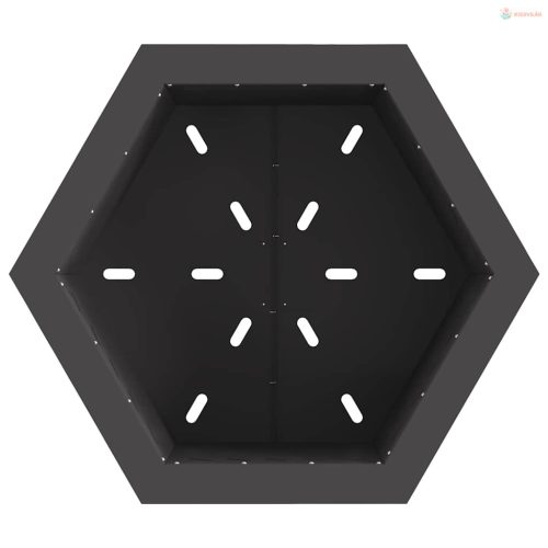 Füstmentes Tűzhely Fekete 58 x 58 x 51 cm Acél