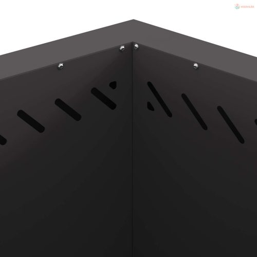 Füstmentes Tűzhely Fekete 58 x 58 x 51 cm Acél