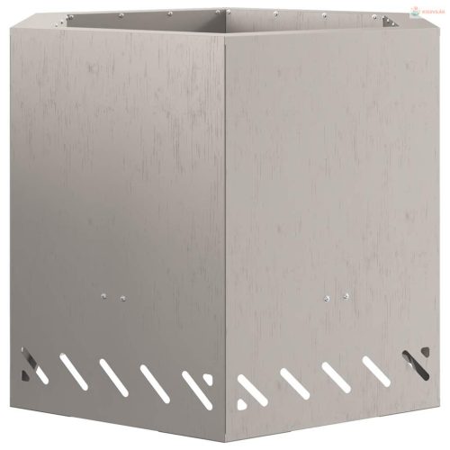 Füstmentes Tűzhely Barna 58 x 58 x 51 cm Időjárásálló acél