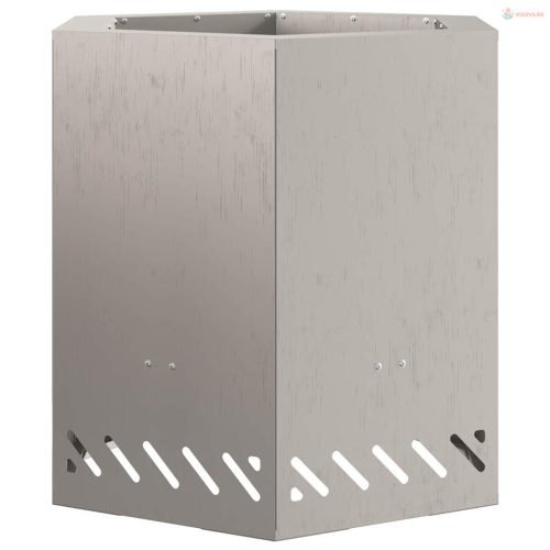 Füstmentes Tűzhely Barna 48 x 48 x 51 cm Időjárásálló acél