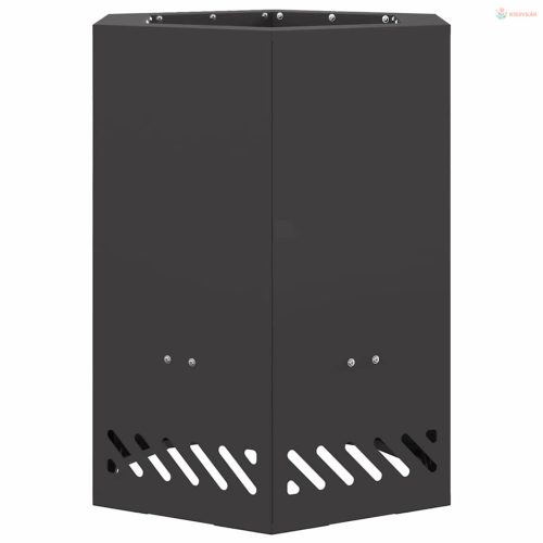 Füstmentes Tűzhely Fekete 38 x 38 x 51 cm Acél