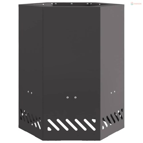 Füstmentes Tűzhely Fekete 38 x 38 x 51 cm Acél