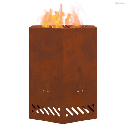 Füstmentes Tűzhely Barna 38 x 38 x 51 cm Időjárásálló acél