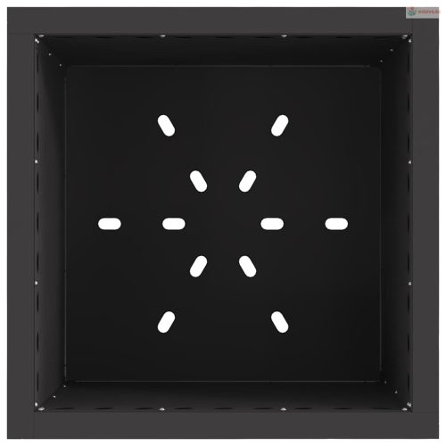 Füstmentes Tűzhely Fekete 48 x 48 x 50 cm Acél