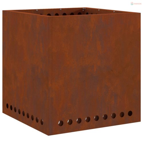 Füstmentes Tűzhely Barna 48 x 48 x 50 cm Időjárásálló acél