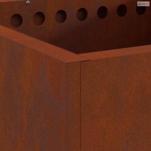 Füstmentes Tűzhely Barna 48 x 48 x 50 cm Időjárásálló acél