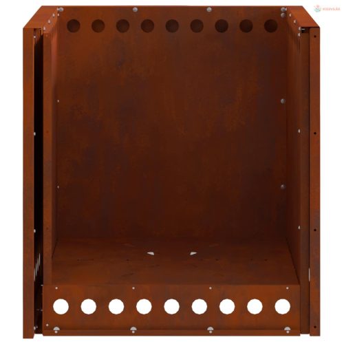 Füstmentes Tűzhely Barna 48 x 48 x 50 cm Időjárásálló acél