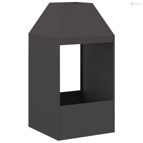 Tűzrakó Fekete 50 x 50 x 100 cm Acél