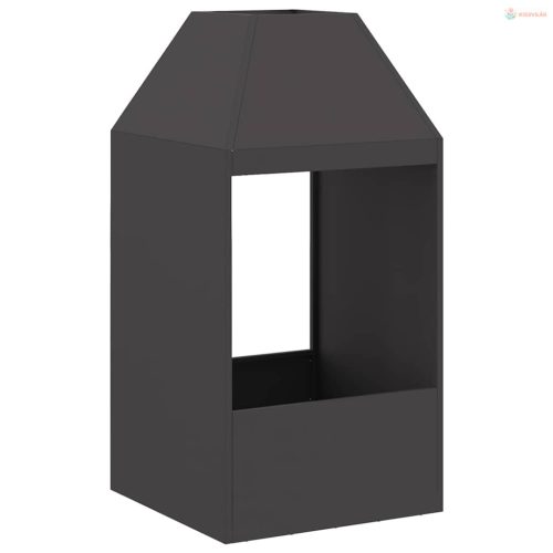 Tűzrakó Fekete 50 x 50 x 100 cm Acél