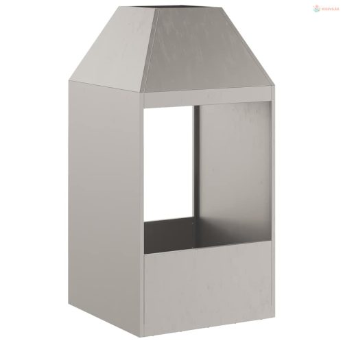 Tűzrakó Barna 50 x 50 x 100 cm Időjárásálló acél