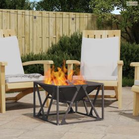 Tűzrakó Fekete 50 x 50 x 35 cm Acél