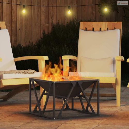 Tűzrakó Fekete 50 x 50 x 35 cm Acél