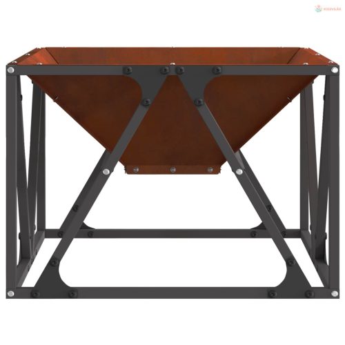 Tűzrakó Barna 50 x 50 x 35 cm Időjárásálló acél