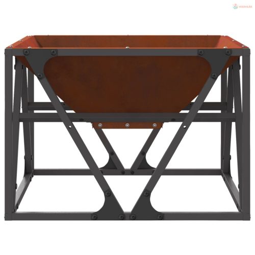 Tűzrakó Barna 50 x 50 x 35 cm Időjárásálló acél