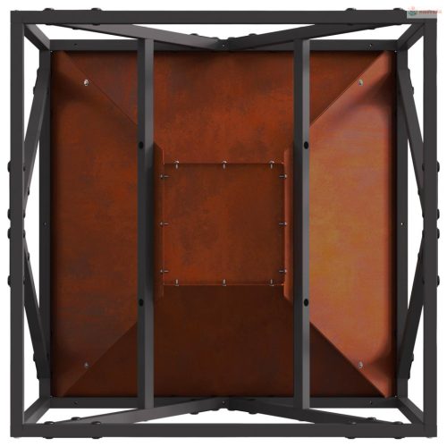 Tűzrakó Barna 50 x 50 x 35 cm Időjárásálló acél