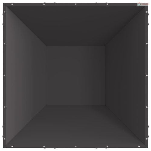 Tűzrakó Fekete 80 x 80 x 40 cm Acél