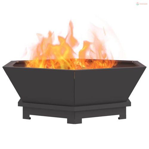 Tűzrakó Fekete 75 x 75 x 28 cm Acél