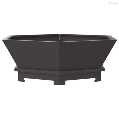 Tűzrakó Fekete 75 x 75 x 28 cm Acél