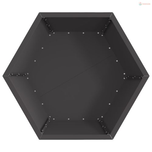 Tűzrakó Fekete 75 x 75 x 28 cm Acél