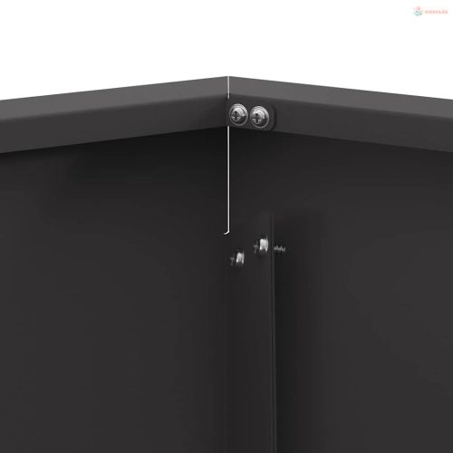 Tűzrakó Fekete 75 x 75 x 28 cm Acél