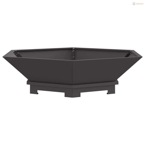 Tűzrakó Fekete 100 x 100 x 28 cm Acél