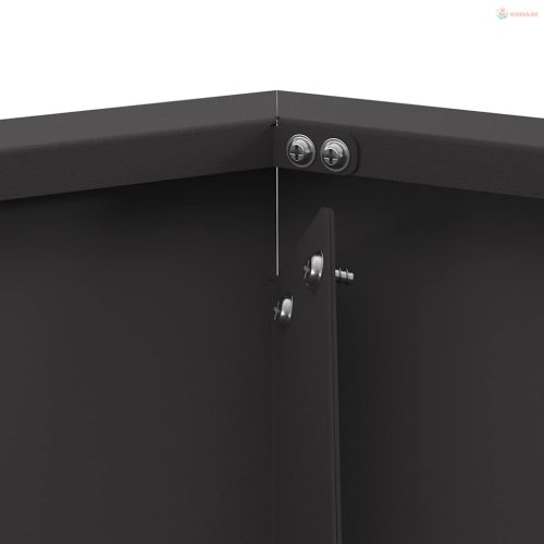 Tűzrakó Fekete 100 x 100 x 28 cm Acél