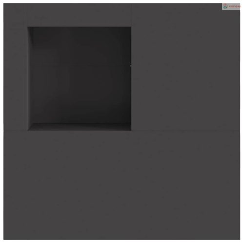 Tűzrakó Fekete 100 x 100 x 30 cm Acél