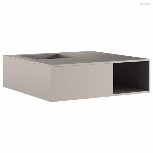 Tűzrakó Barna 100 x 100 x 30 cm Időjárásálló acél