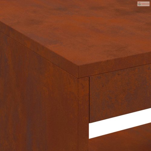 Tűzrakó Barna 160 x 45 x 35 cm Acél