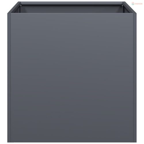 Antracitszürke hidegen hengerelt acél növénytartó 40x40x40 cm