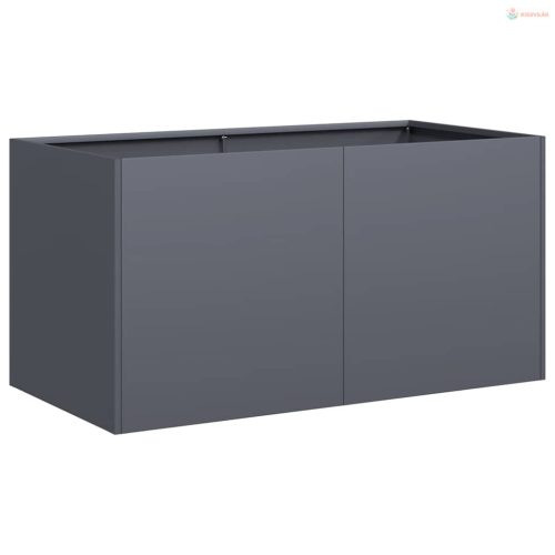 Növénytartó antracitszürke 80x40x40 cm hidegen hengerelt acél