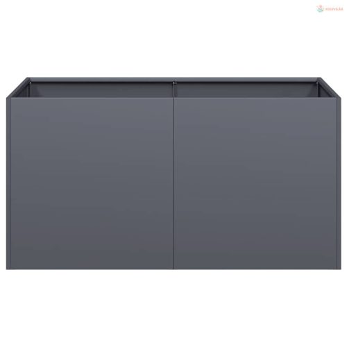 Növénytartó antracitszürke 80x40x40 cm hidegen hengerelt acél