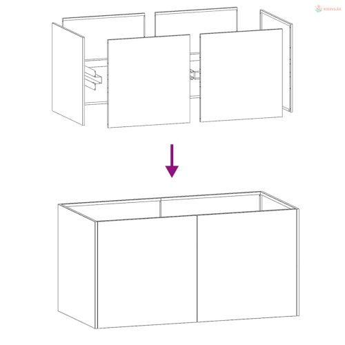 Növénytartó olívazöld 80x40x40 cm hidegen hengerelt acél