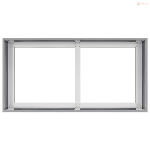 Növénytartó 80x40x40 cm horganyzott acél