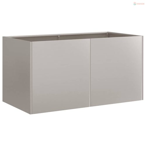 Növénytartó rozsdás 80x40x40 cm időjárásálló acélból